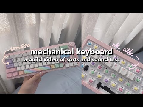 🍼 poorly building a mechanical keyboard || unboxing tom680 kit, novelkeys milkshake switches [ad]