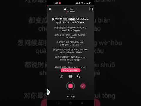 Em lại nhớ anh rồi 我又想你了 (Pinyin) karaoke