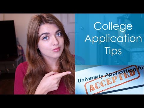 Advice and Tips for College Applications