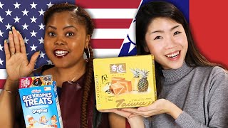 American & Taiwanese People Swap Snacks