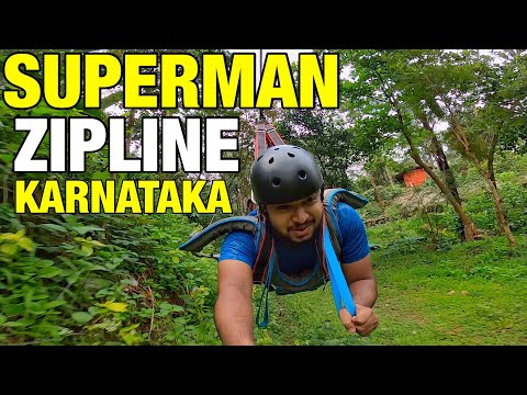 SUPERMAN - Zipline Adventure in Sakleshpur | Western Ghats Karnataka | Resort Stay | #thegeekindia