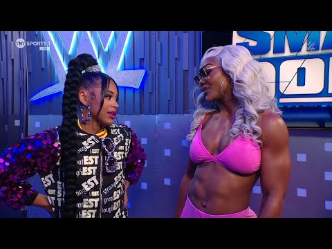 Jade Cargill confronts Bianca Belair - Smackdown 6/21/2024