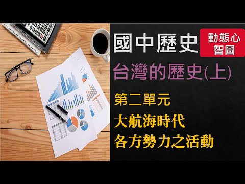 國一(上)社會→歷史科★台灣的歷史(上)★第二單元 大航海時代各方勢力的活動★複習★背誦★記憶【動態心智圖】