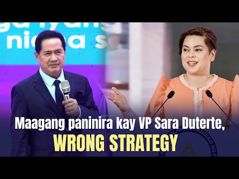 WRONG STRATEGY, Mensahe ni PASTOR APOLLO sa mga PANINIRA kay VP  SARA  #ProtectVpSara #duterte