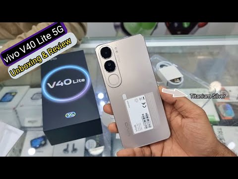 VIVO V40 Lite 5G Unboxing, The Titanium Silver