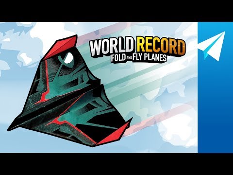 Stealth Dart Paper Airplane Flies FAST! Designed by John Collins | World Record Fold and Fly Planes