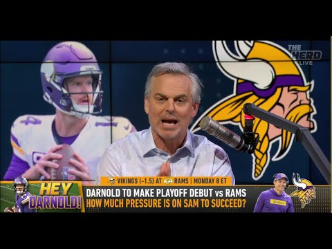 THE HERD | Colin Cowherd FEARS Sam Darnold Is Under HUGE PRESSURE With Minnesota Vikings | NFL