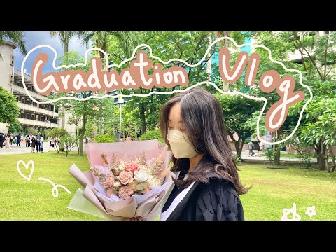 Graduation Vlog✨丨我從中山醫畢業了！當大學生的最後一天丨疫情下的實體畢業典禮🎓