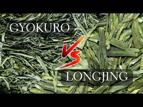 Organic Gyokuro Green Tea vs Longjing Green Tea