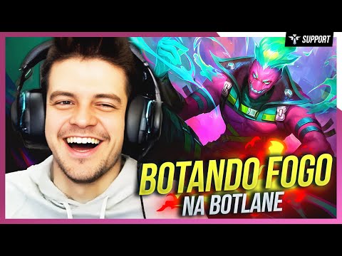 BRAND SUPORTE botando fogo em SUMMONER'S RIFT! 🔥🔥