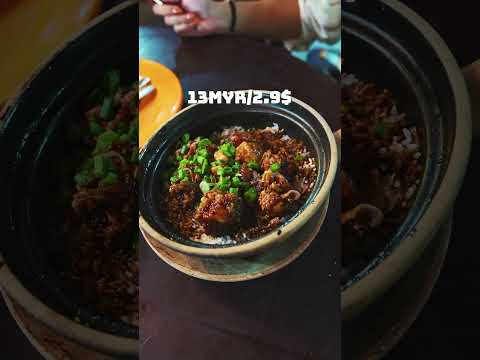 Claypot Chicken Rice🍗 | Malaysia Food | Kuala Lumpur #shorts