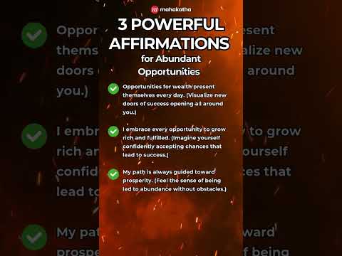 3 Affirmations for Abundant Opportunities