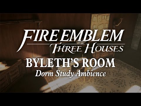 Byleth's Room | Dorm Study Ambience: Relaxing Fire Emblem Music to Study, Relax, & Sleep