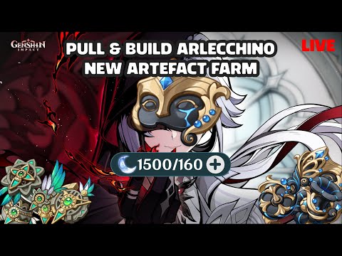 PULLING & BUILD ARLECCHINO, TESTING ARLECCHINO IN SPIRALL ABYSS (ID/EN)