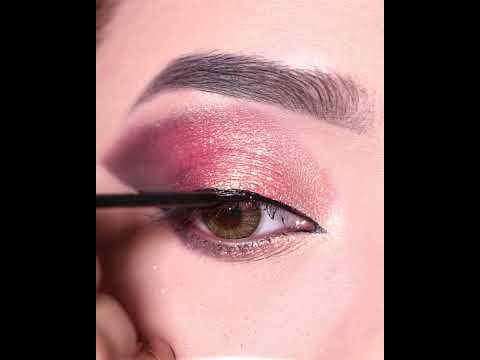 #shorts Very Simple Sparkling Eyeshadow Look || Step by Step eye Makeup || Shilpa