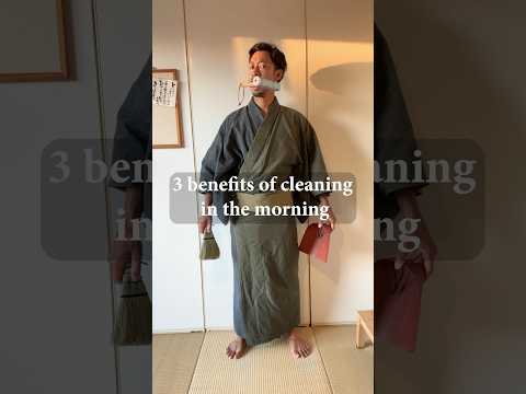 3 benefits of cleaning in the morning✨#japaneseculture #cleaning #minimalsm