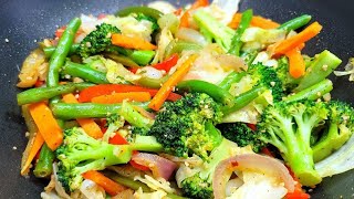 Steamed vegetables| recipe