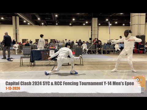 Capitol Clash 2024 SYC & RCC Fencing Tournament Y-14 Men's Epee