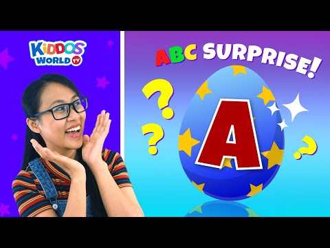 Learn ABC Surprise Eggs |  Teaching ABC Phonics |  English Words Alphabet