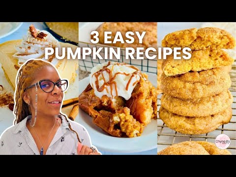 3 Easy Pumpkin Desserts | Quick & Easy Pumpkin Dessert Recipes | Best Fall Treats Compilation