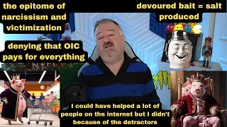 DsP--narcissist victimizing himself, I couldn't help because of detractors--hating stalker 2