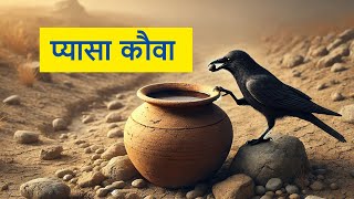 प्यासा कौवा Pyasa Kauwa Kahani - Hindi Moral Stories | Dadima ki kahani |  #hindimoralstories