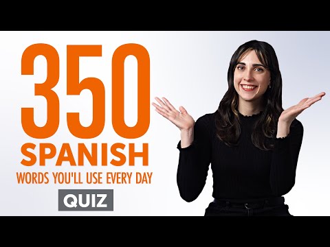 Quiz | 350 Spanish Words You'll Use Every Day - Basic Vocabulary #75