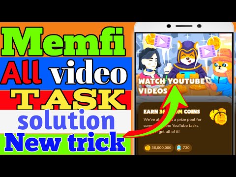 ✅Memfi all video code answer|🆕 New trick memfi all yt video code answer |memfi all video code today