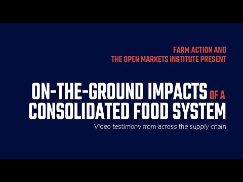 On-the-Ground Impacts of a Consolidated Food System