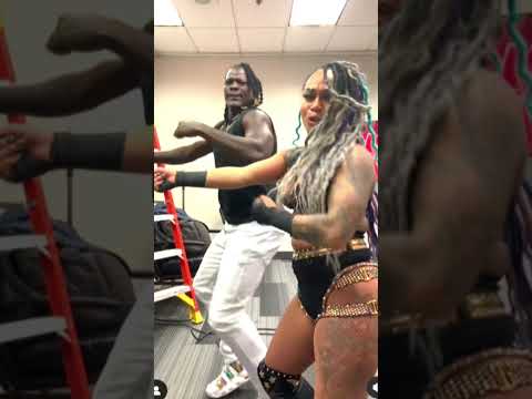 R Truth Kicks Kayden Carter In Hilarious Dance Video Mishap 😂