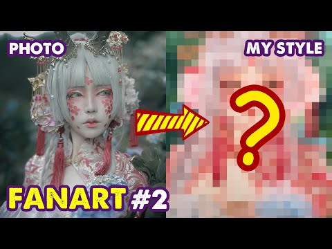 Turn Real Photo Into Semi-Realistic Characters | Fan Art #2 | Huta Chan