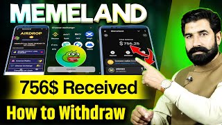 Memeland Airdrop | Memeland Listing Date | How To withdraw Memeland Dollars | News Update| Albarizon