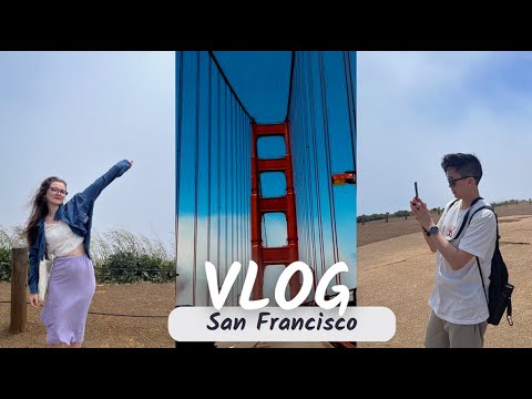 Eng sub[amwf]Couple road trip VLOG San Francisco ep.3 Golden gate bridge International couple vlog