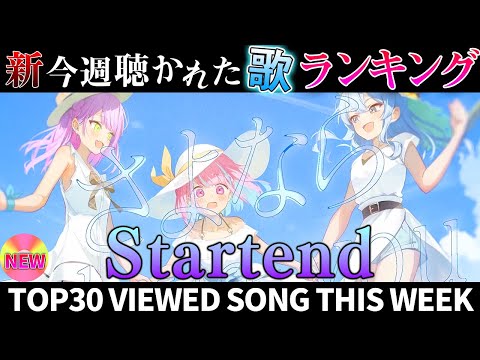 【あくあ色】ホロライブ歌ってみた週間ランキング  viewed cover song  week 2024/8/23～8/30【1年期間/1year 】【hololive】