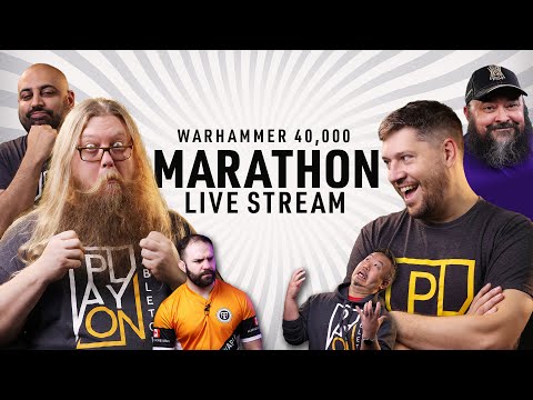 We play till we run out of Minis! 40k Marathon live Stream Tyranids vs Imperium