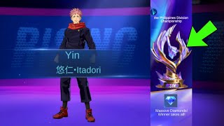 WHEN YUJI ITADORI ENTER SOLO IN MLBB RISING!! (Auto Champion?🏆)