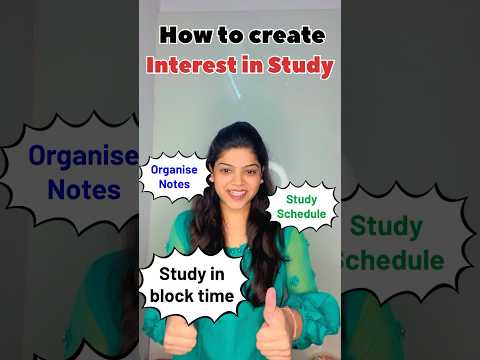 How to Create Interest in Study 🎯#motivation #studymotivation #ca #cs #cma #neet #upsc #cadreams