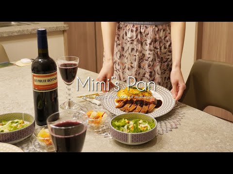 Steak dinner｜Salad with items in the refrigerator｜Desserts that go well with alcohol｜japanese wisky