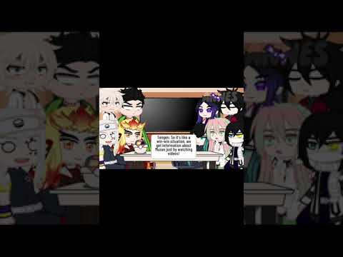 DEMON SLAYER :Hashira’s React to Yoriichi Tsugikuni🗡️•||DEMON SLAYER||1/1||Annes Gacha_Life|Short2