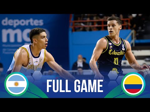 Argentina v Colombia | Full Basketball Game | FIBA AmeriCup 2025 Qualifiers