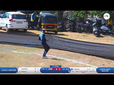 Vadavli A MASTERS VS kopari virar masters MATCH AT फिटनेस ४०+ मास्टर्स ठाणे परिसर आयोजित २०२४