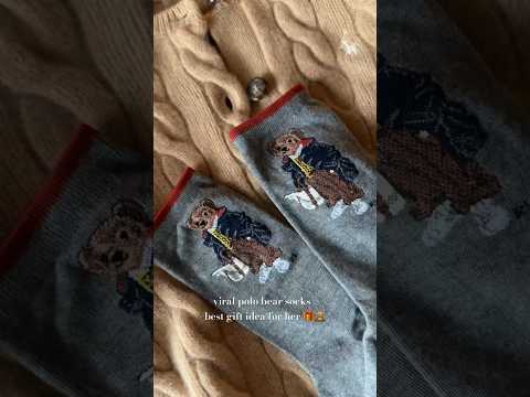 Polo Bear Ralph Lauren Socks - Best Gift Idea For Her ❄️ #cozy