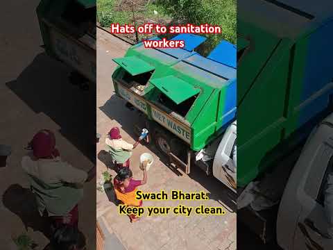 🇮🇳 India is progressing toward greater cleanliness #swachhbharat #cleanindia #garbagetruck #garbage