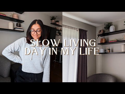 SLOW MORNING VLOG ☀️ | productive morning routine ( how I "insert" slow living)