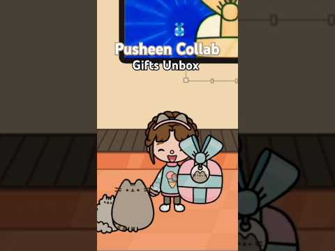 All Pusheen Gift Unboxing!!! 🤎 #tocalifeworld 🐱