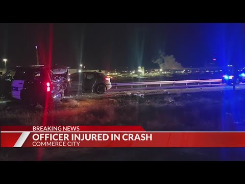 Suspected drunk driver hits patrol car, injures officer