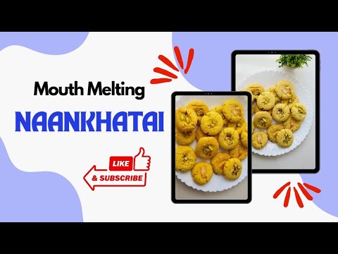 "Melt-in-Your-Mouth Nankhatai Recipe | Traditional Indian Cookie Delight!"