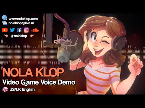 Nola Klop - Video Game Voice Demo (US/UK English)