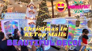 KL Mall - Christmas, Pavilion, Fahrenheit, Publika, Mid Valley, The Gardens 马来西亚圣诞节气氛