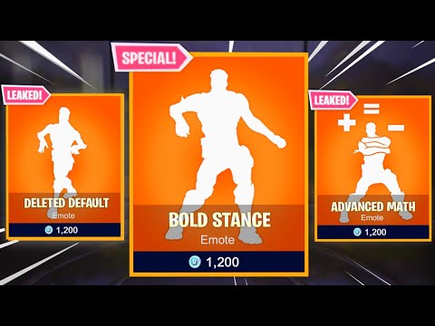 Top 15 Legendary Dances in Fortnite Battle Royale (Springy, Bold Stance, Advance Math...)